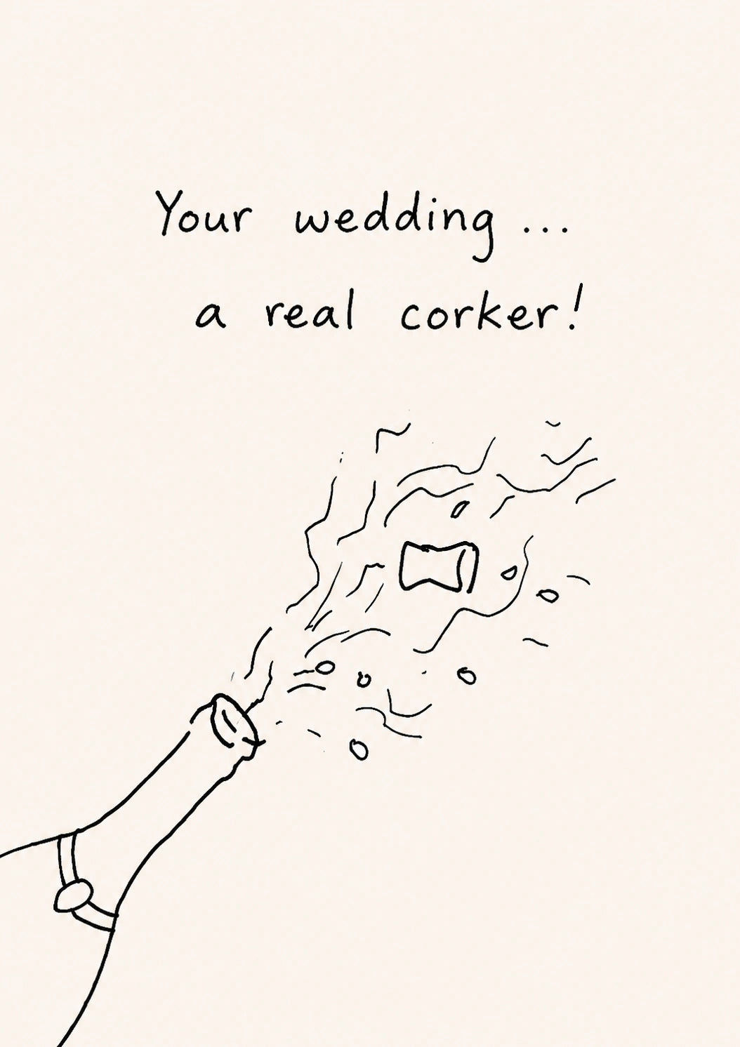 Wedding - Personalised Card — with punch holes
