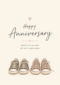 Load image into Gallery viewer, Anniversary - Personalised Card — with punch holes
