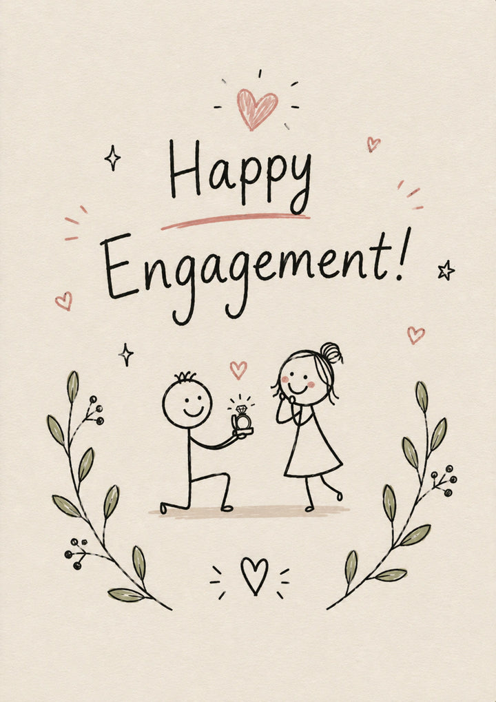 Engagement - Personalised Card