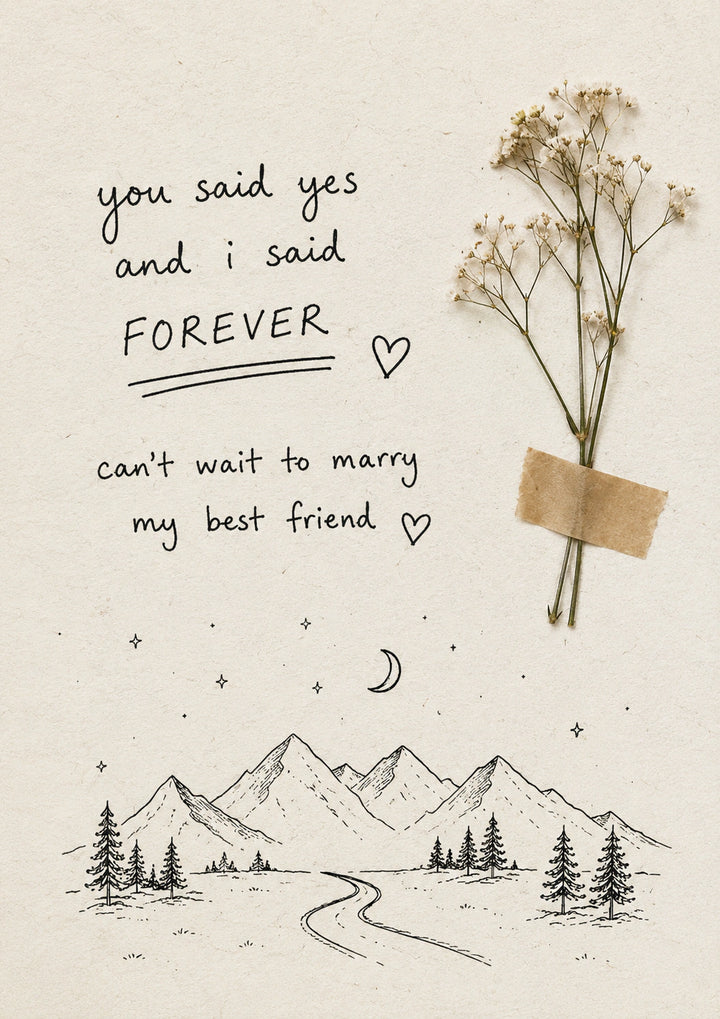 Engagement - Personalised Card