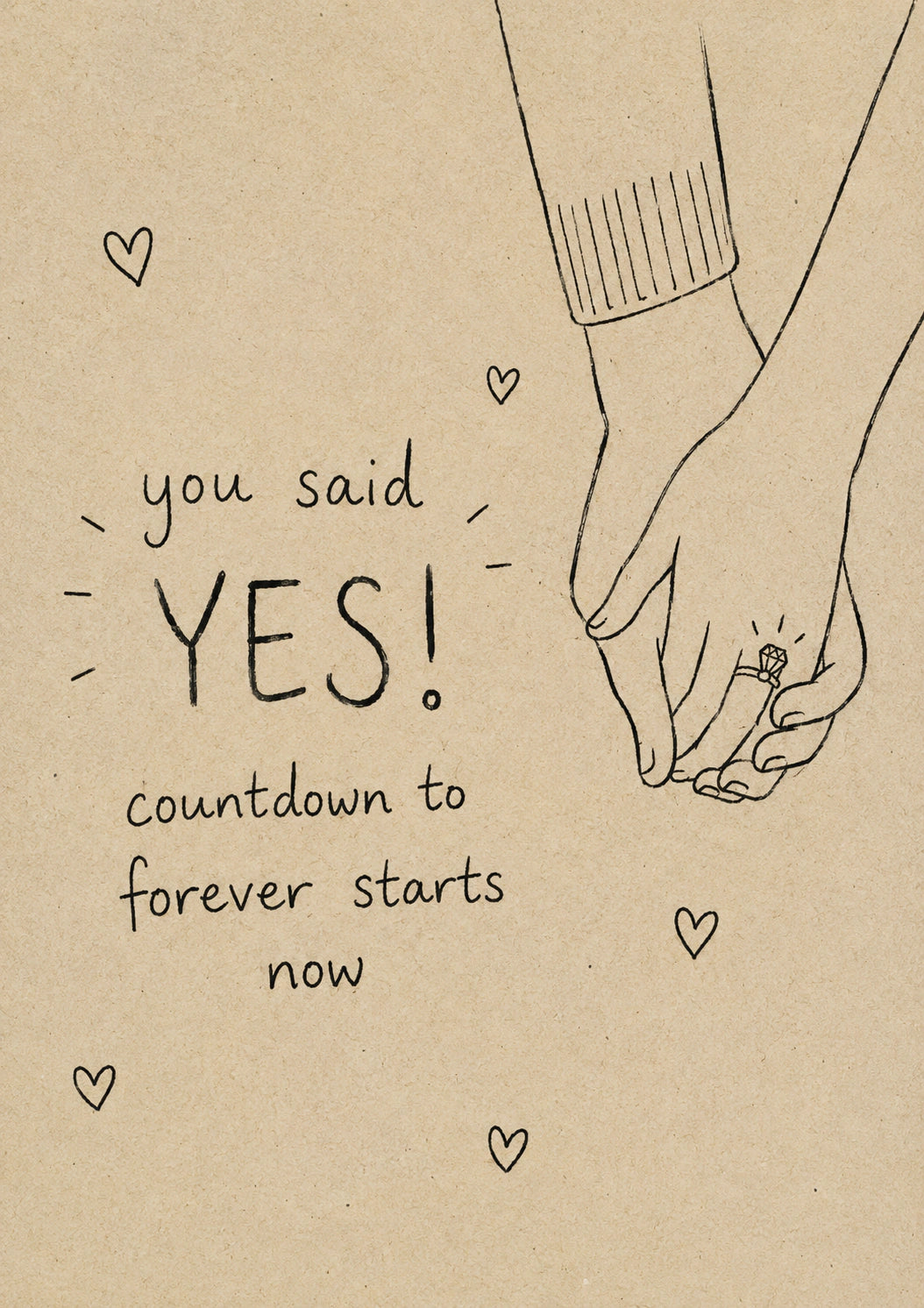 Engagement - Personalised Card