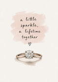 Load image into Gallery viewer, Engagement - Personalised Card — with punch holes
