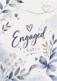 Load image into Gallery viewer, Engagement - Personalised Card — with punch holes
