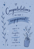 Load image into Gallery viewer, Engagement - Personalised Card — with punch holes
