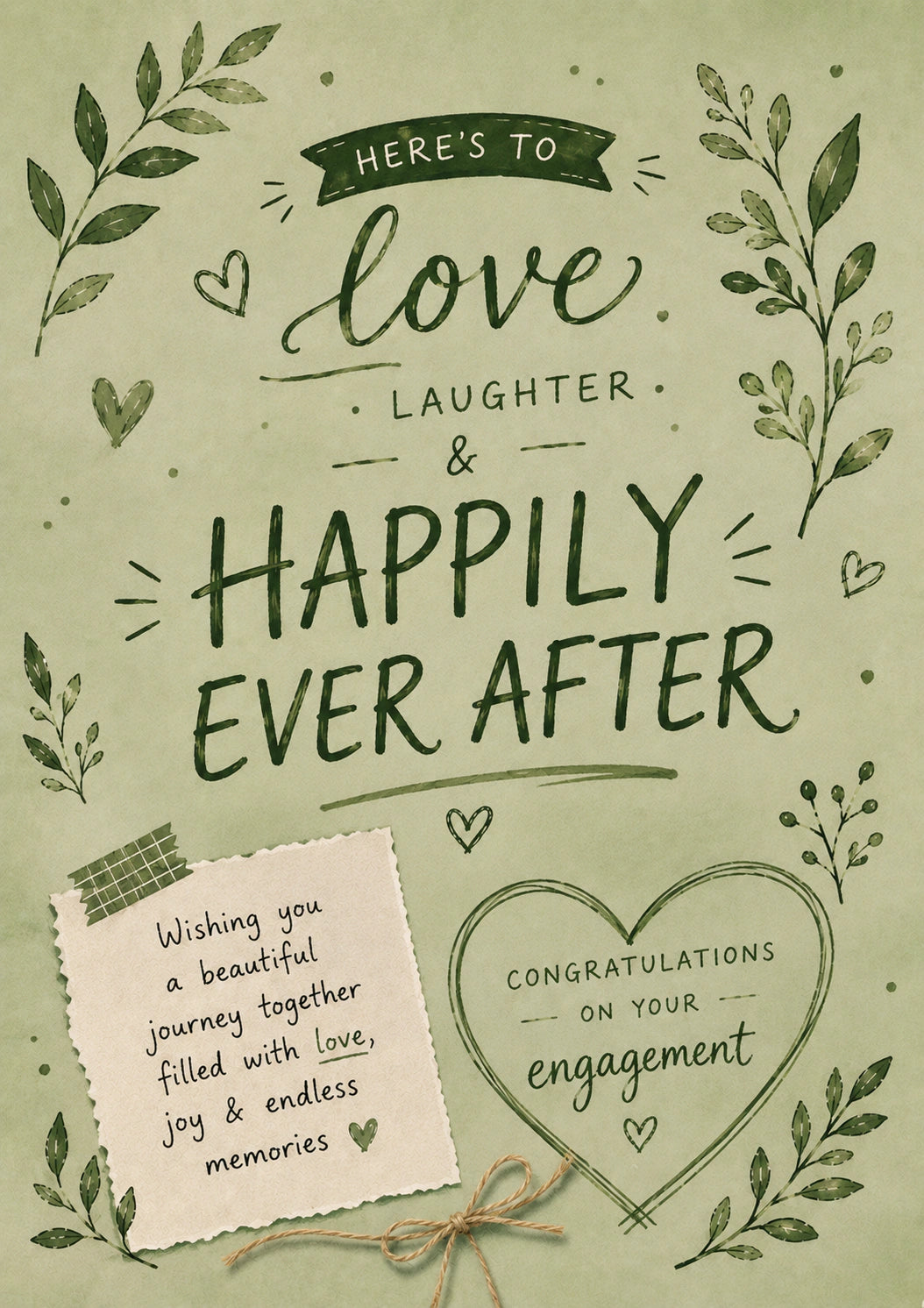 Engagement - Personalised Card