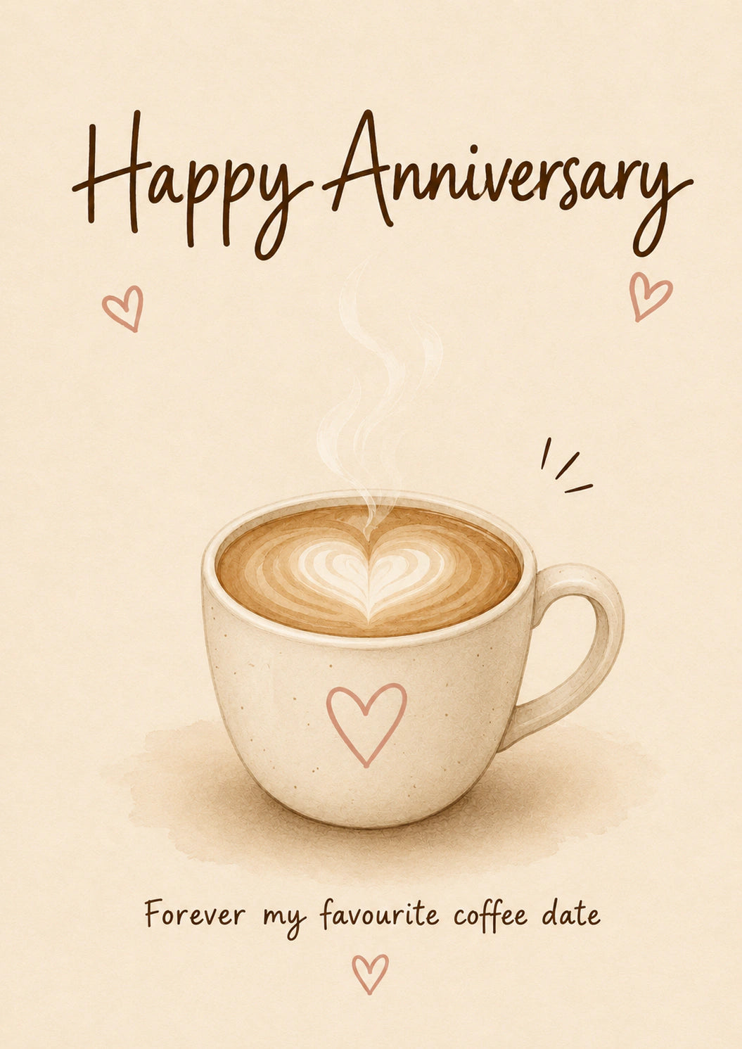 Anniversary - Personalised Card