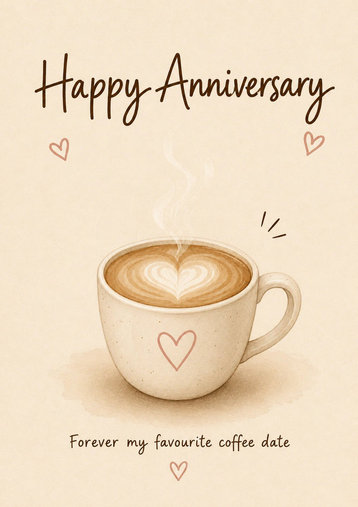 Anniversary - Personalised Card