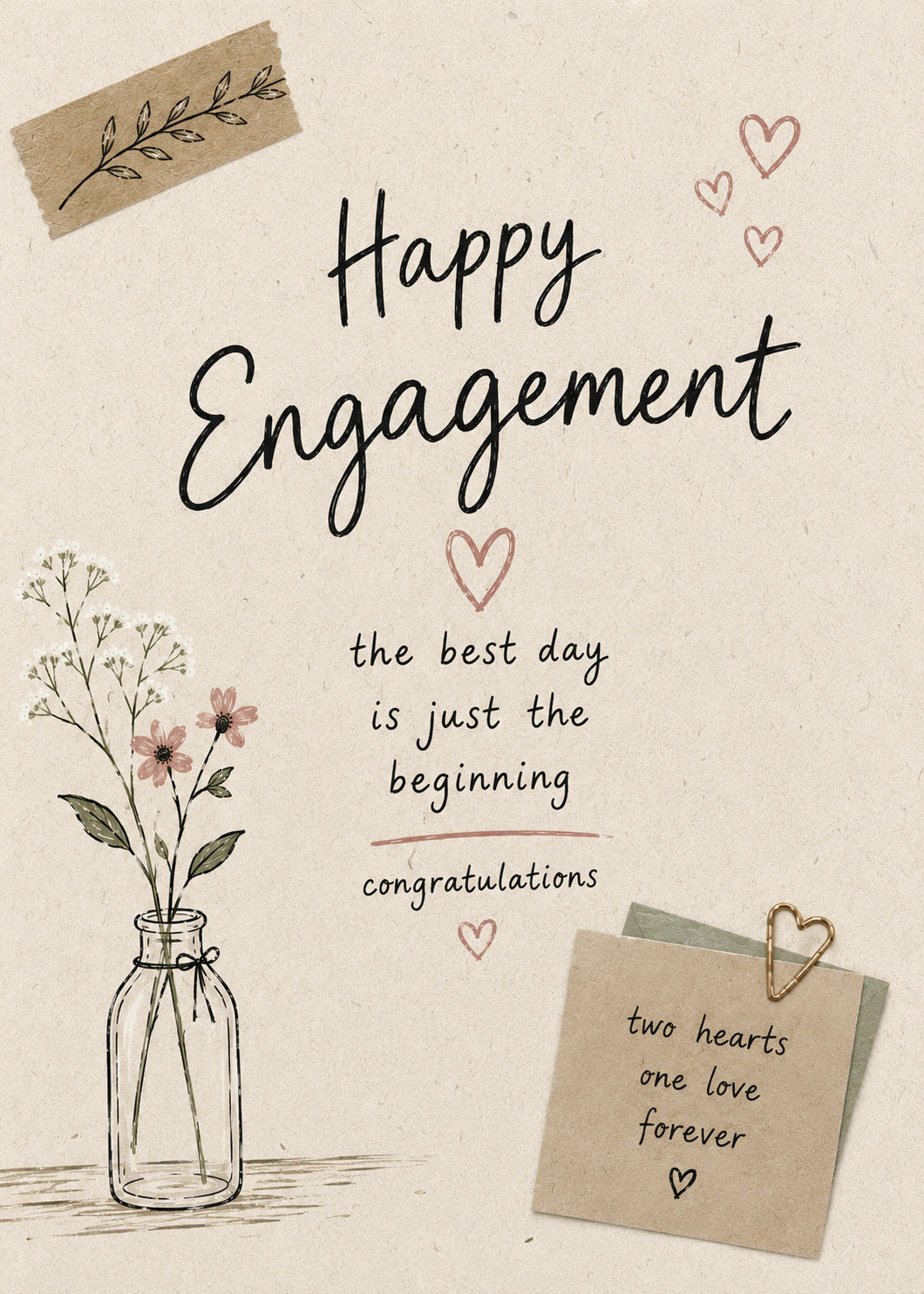 Engagement - Personalised Card