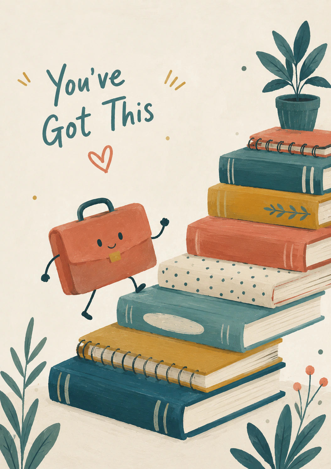 New Job - Personalised Card — with punch holes