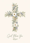 Load image into Gallery viewer, Christening - Personalised Card — with punch holes
