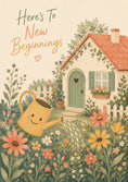 Load image into Gallery viewer, New Home - Personalised Card — with punch holes
