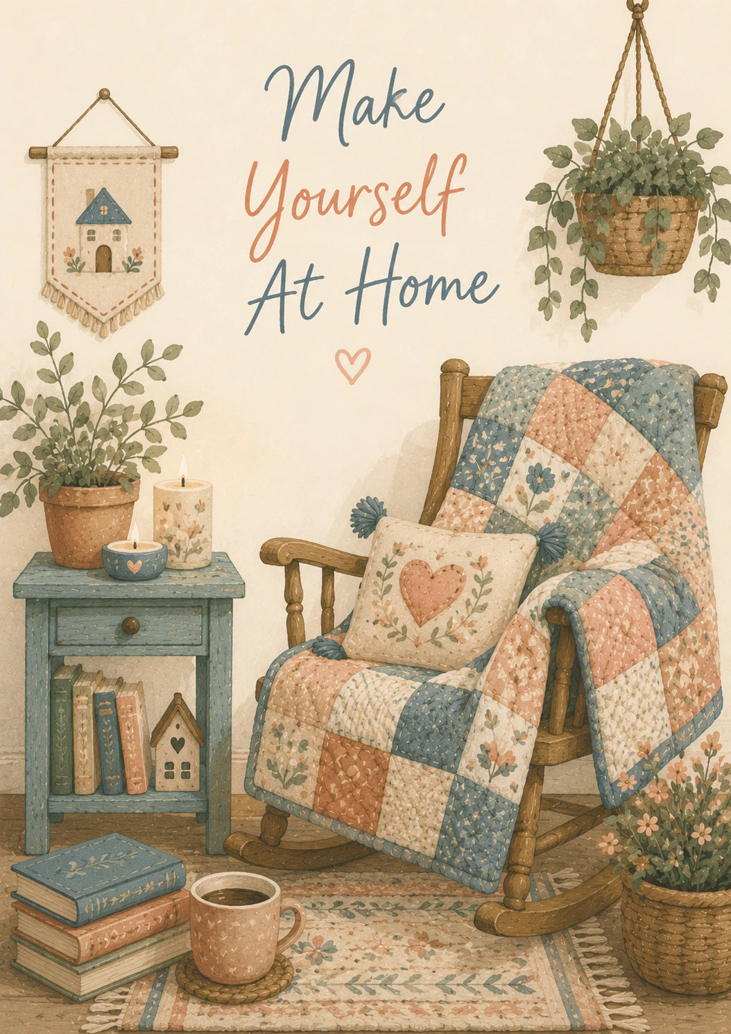 New Home - Personalised Card — with punch holes