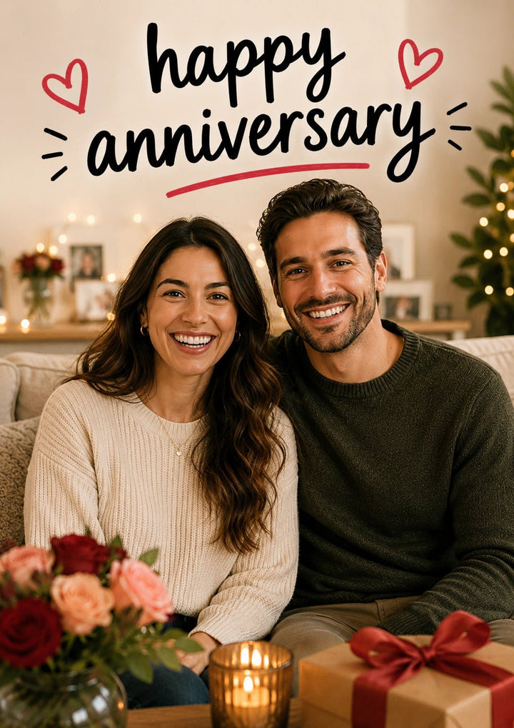 Anniversary - Personalised Card