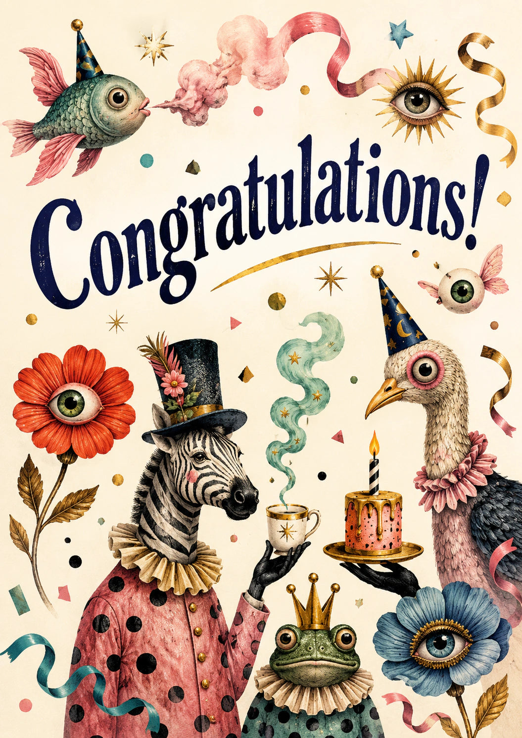 Congratulations Personalised Card