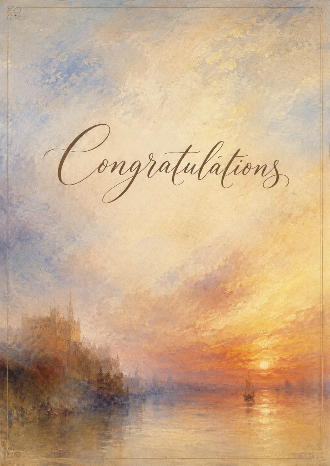 Congratulations Personalised Card
