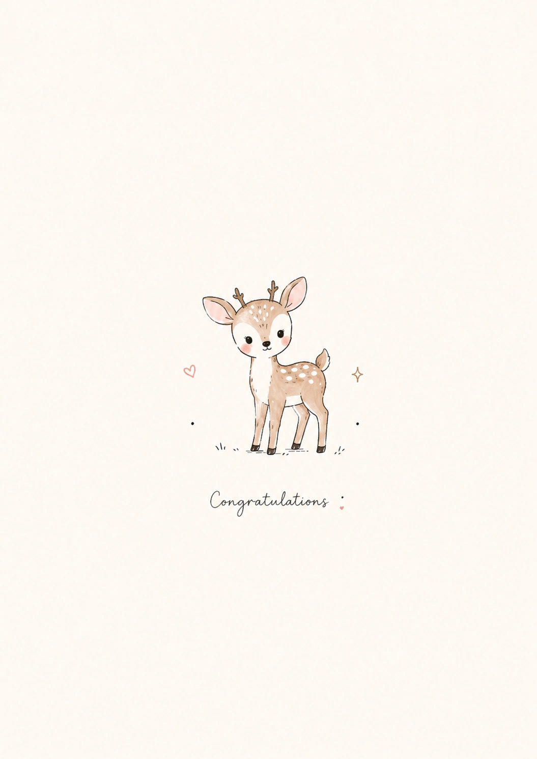 Congratulations Personalised Card