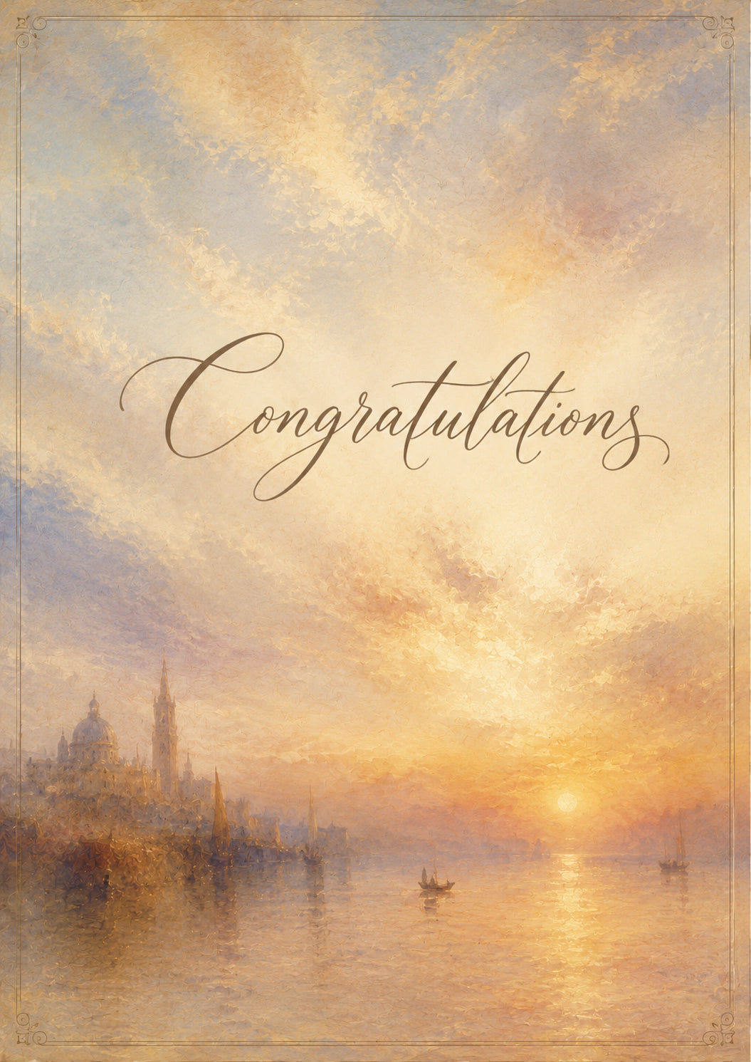 Congratulations Personalised Card