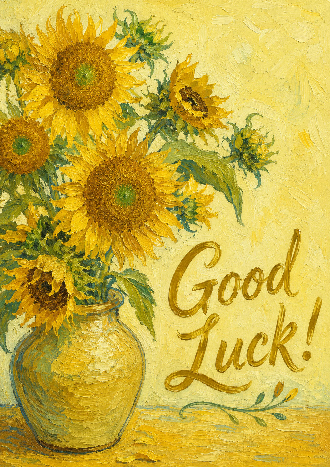 Good luck Personalised Card