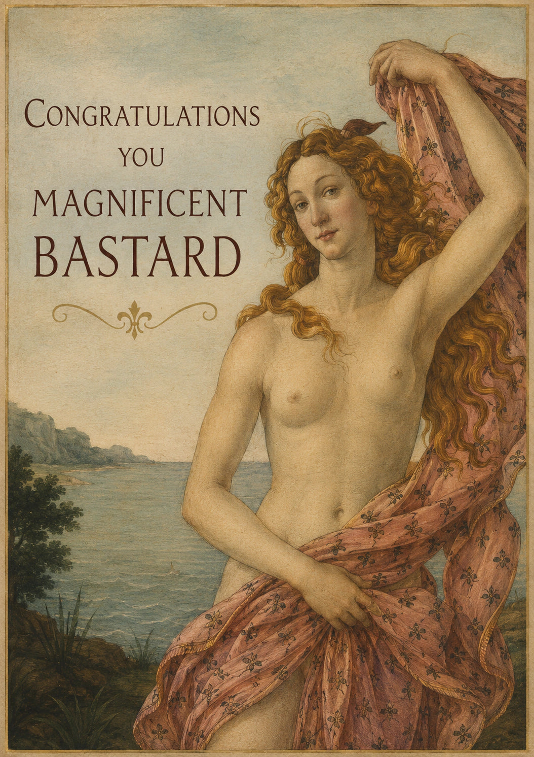 Congratulations Personalised Card