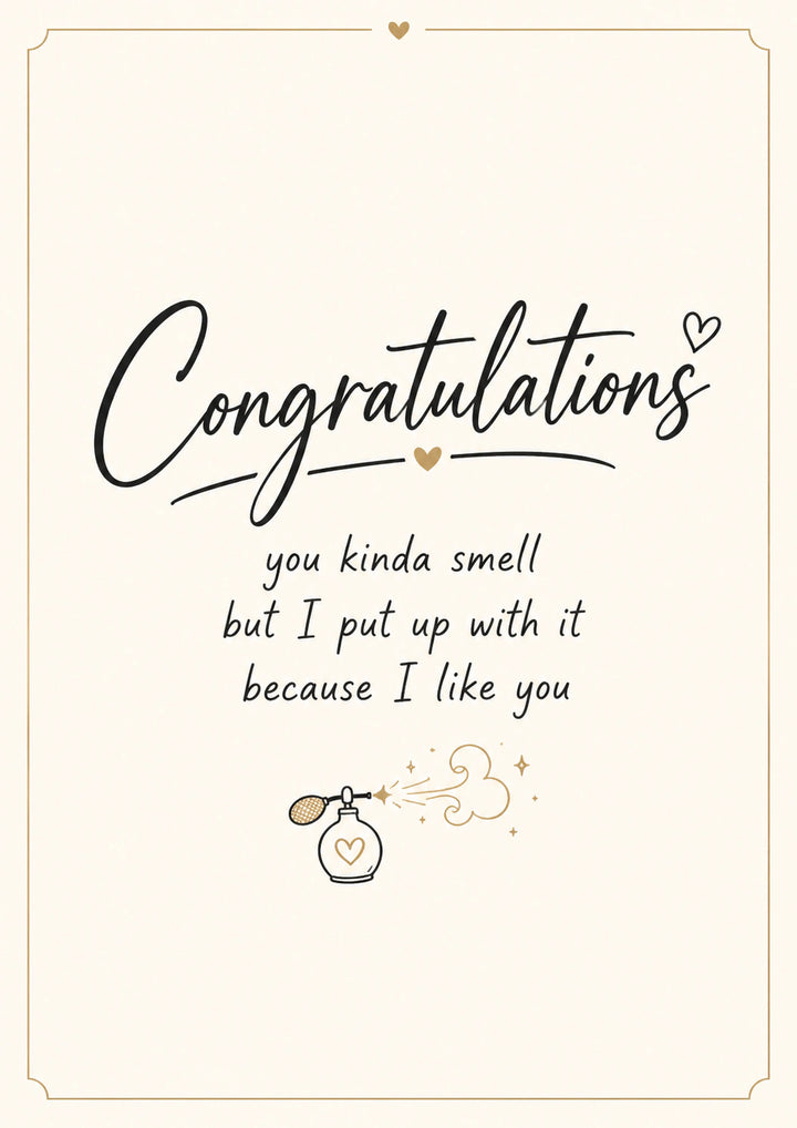 Congratulations Personalised Card