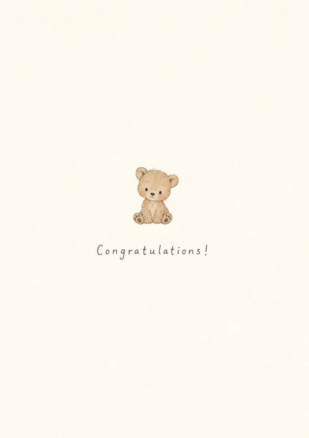Congratulations Personalised Card