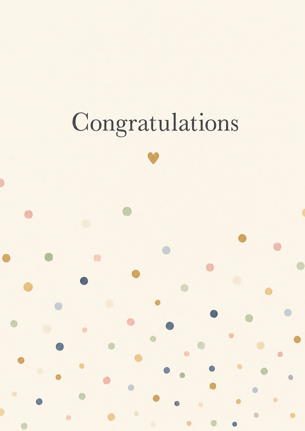 Congratulations Personalised Card