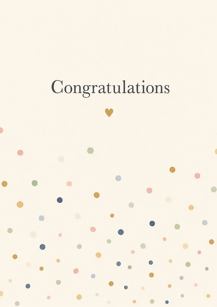 Congratulations Personalised Card