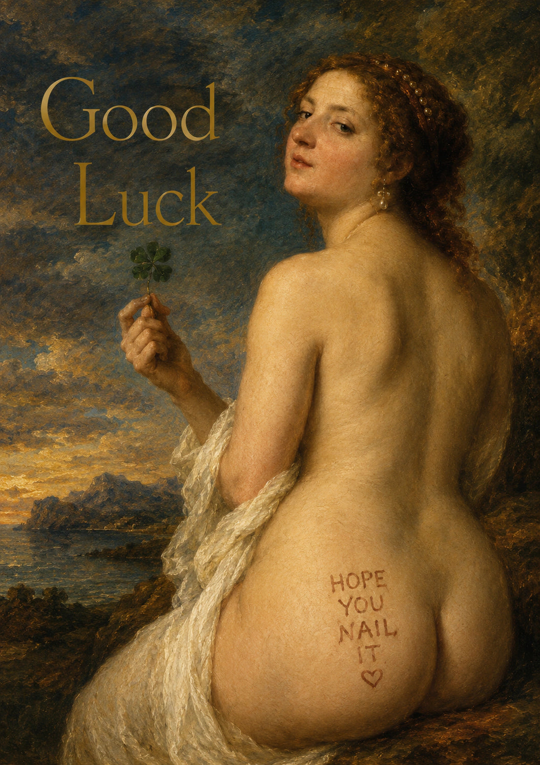 Good luck Personalised Card