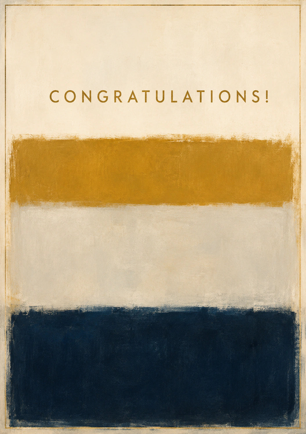 Congratulations Personalised Card