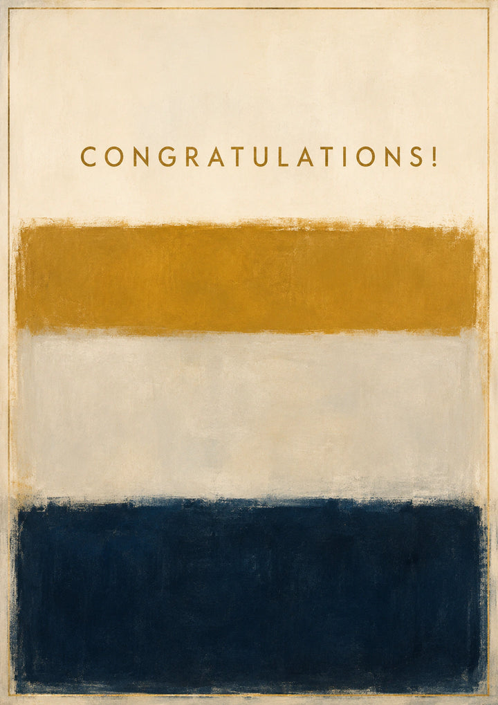 Congratulations Personalised Card
