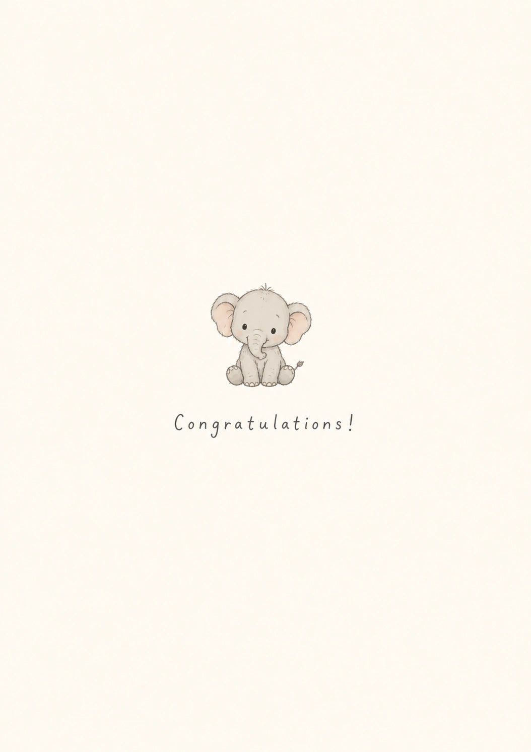 Congratulations Personalised Card