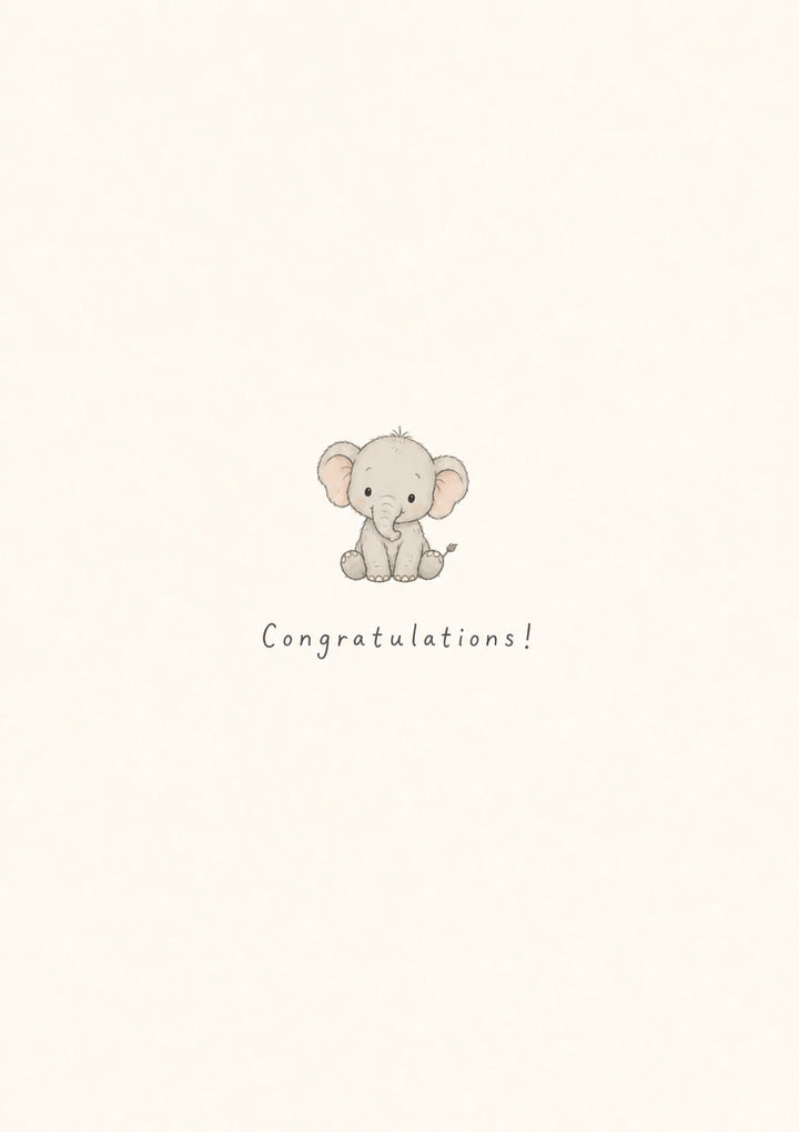 Congratulations Personalised Card