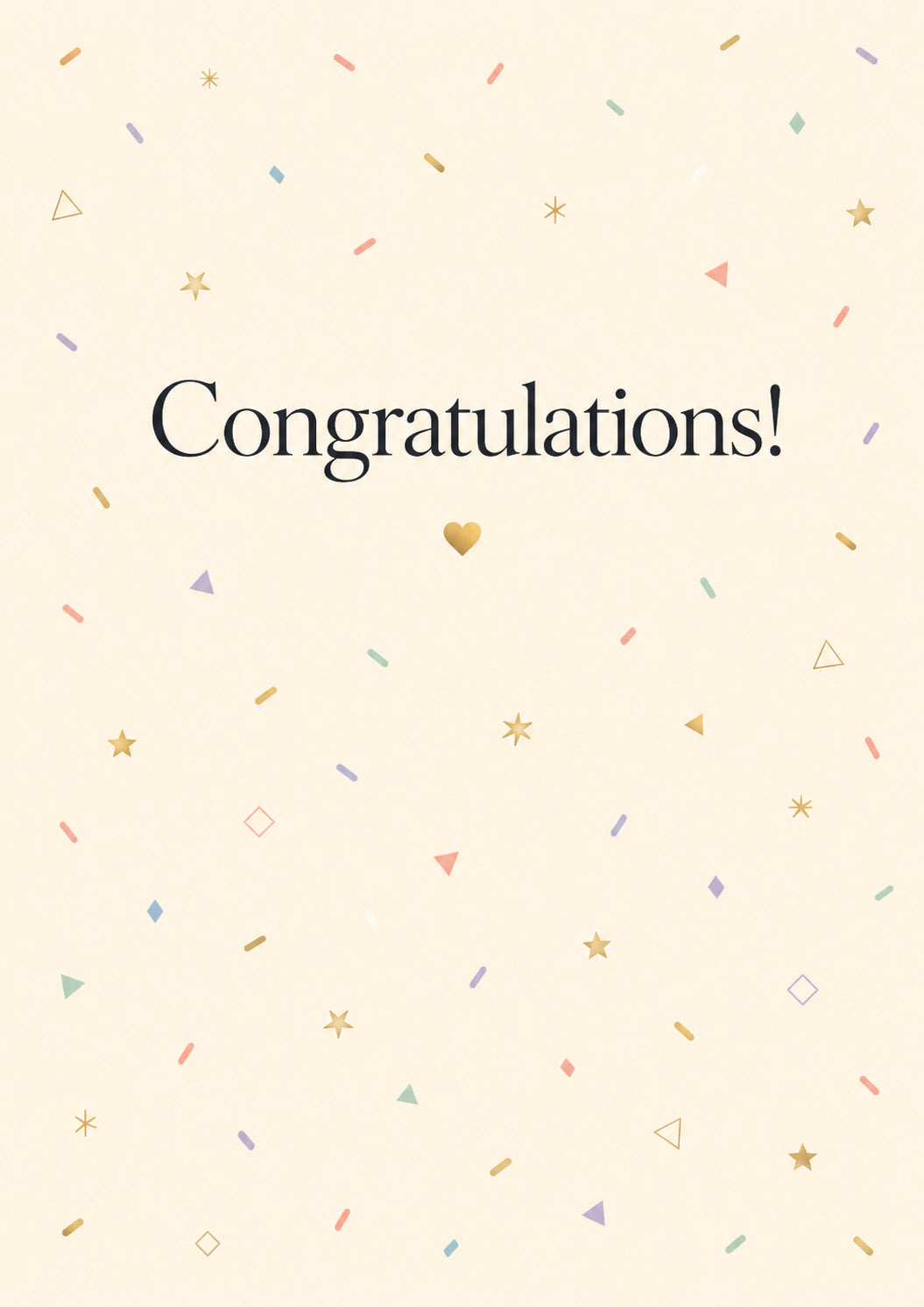 Congratulations Personalised Card