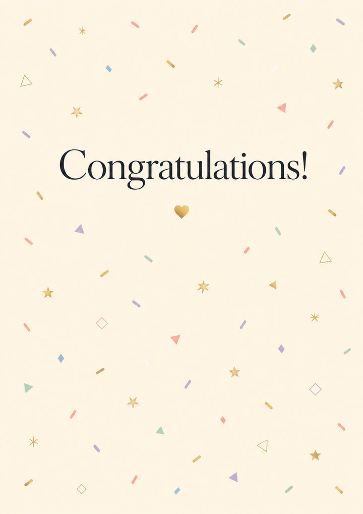 Congratulations Personalised Card