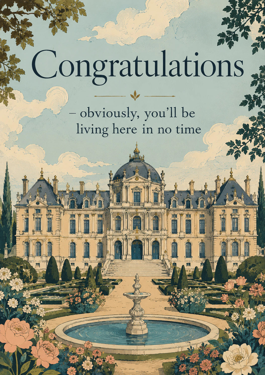 Congratulations Personalised Card
