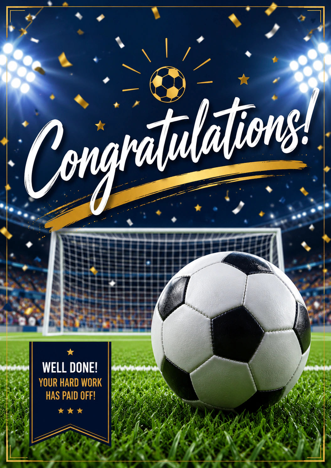 Congratulations Personalised Card