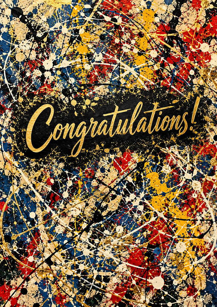 Congratulations Personalised Card