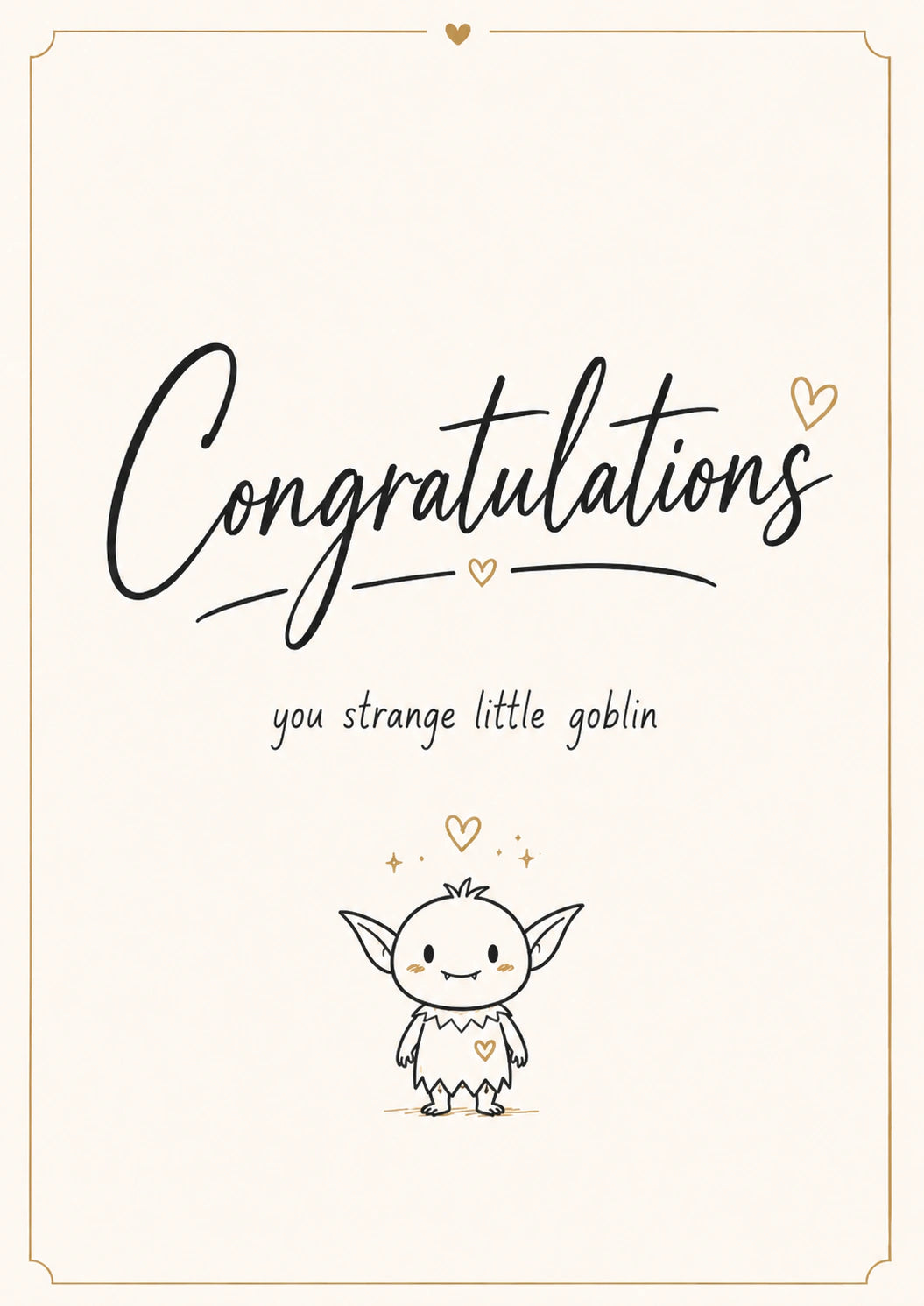 Congratulations Personalised Card