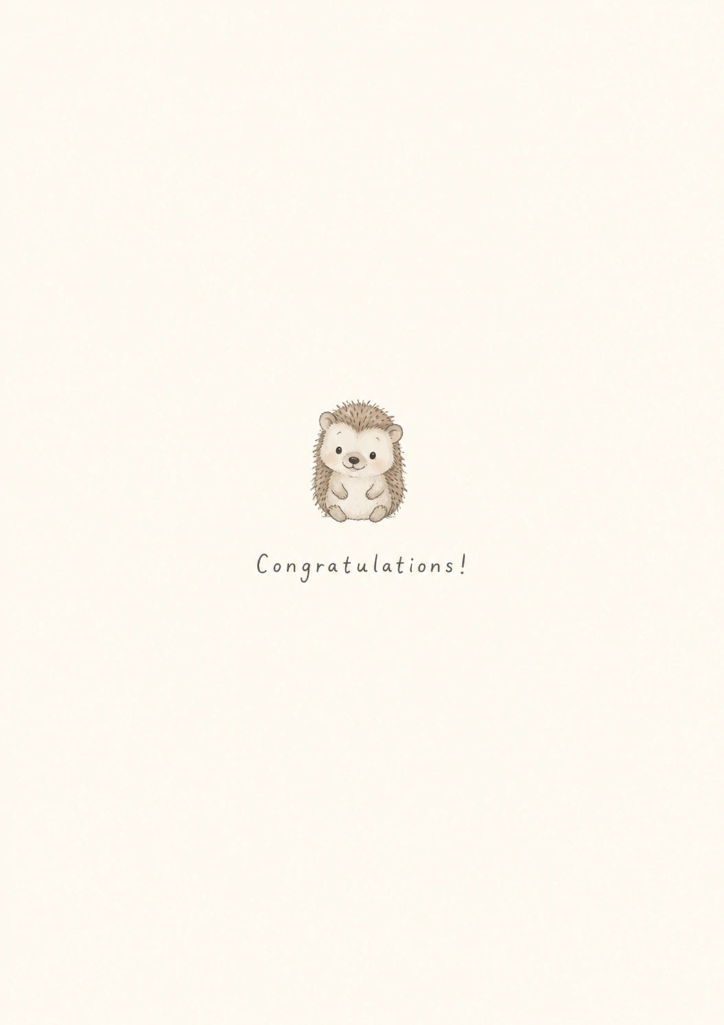Congratulations Personalised Card