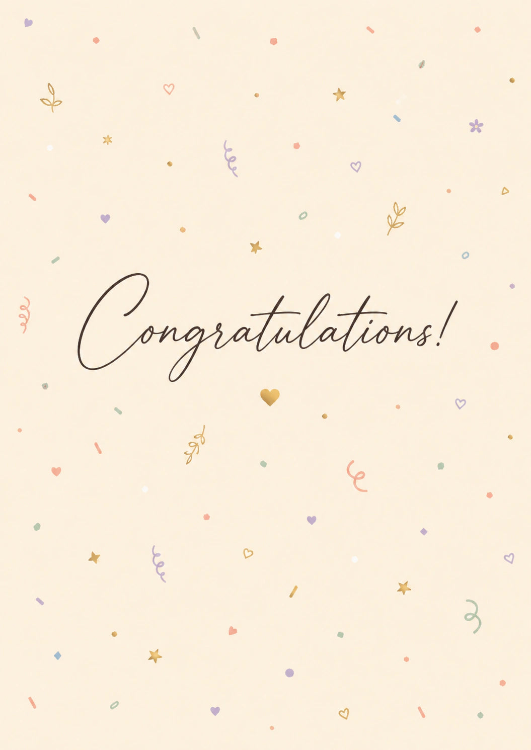 Congratulations Personalised Card
