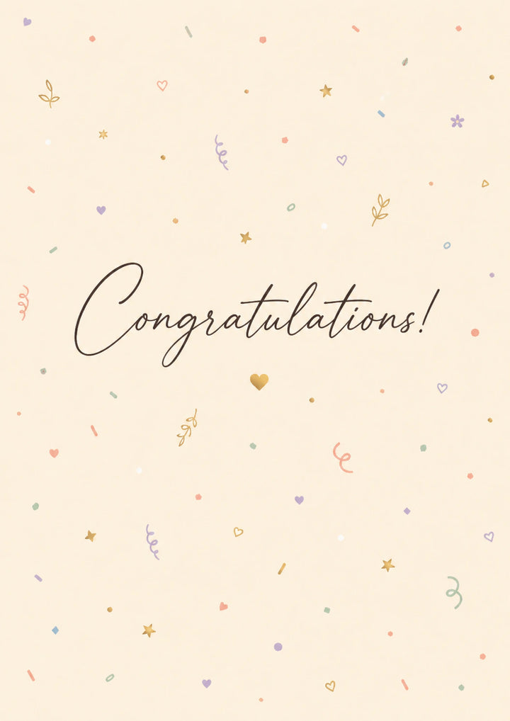 Congratulations Personalised Card