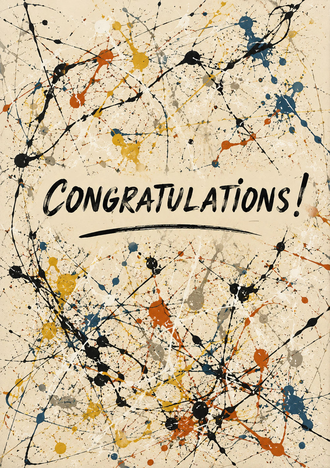 Congratulations Personalised Card