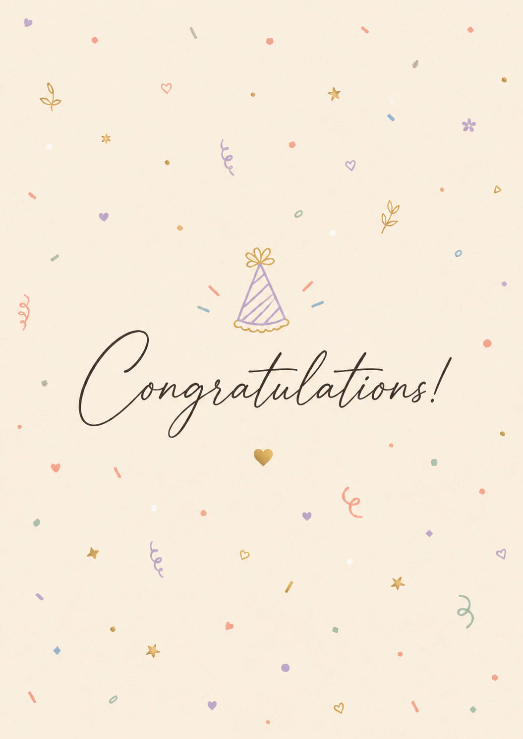 Congratulations Personalised Card