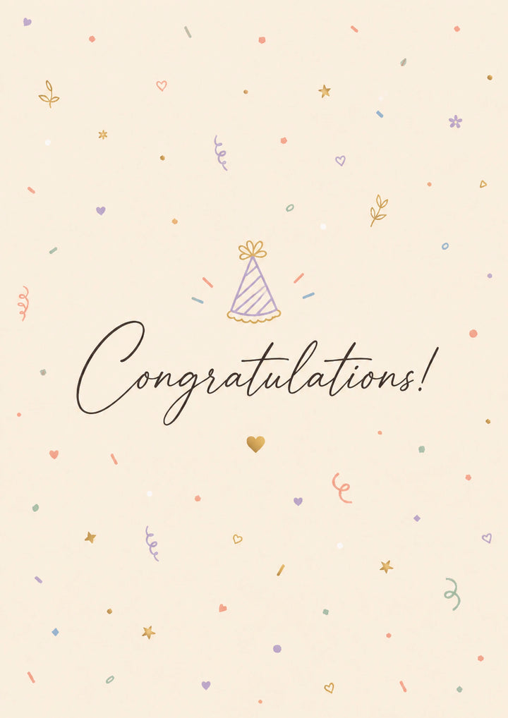 Congratulations Personalised Card