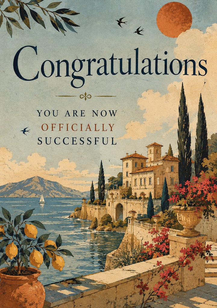 Congratulations Personalised Card