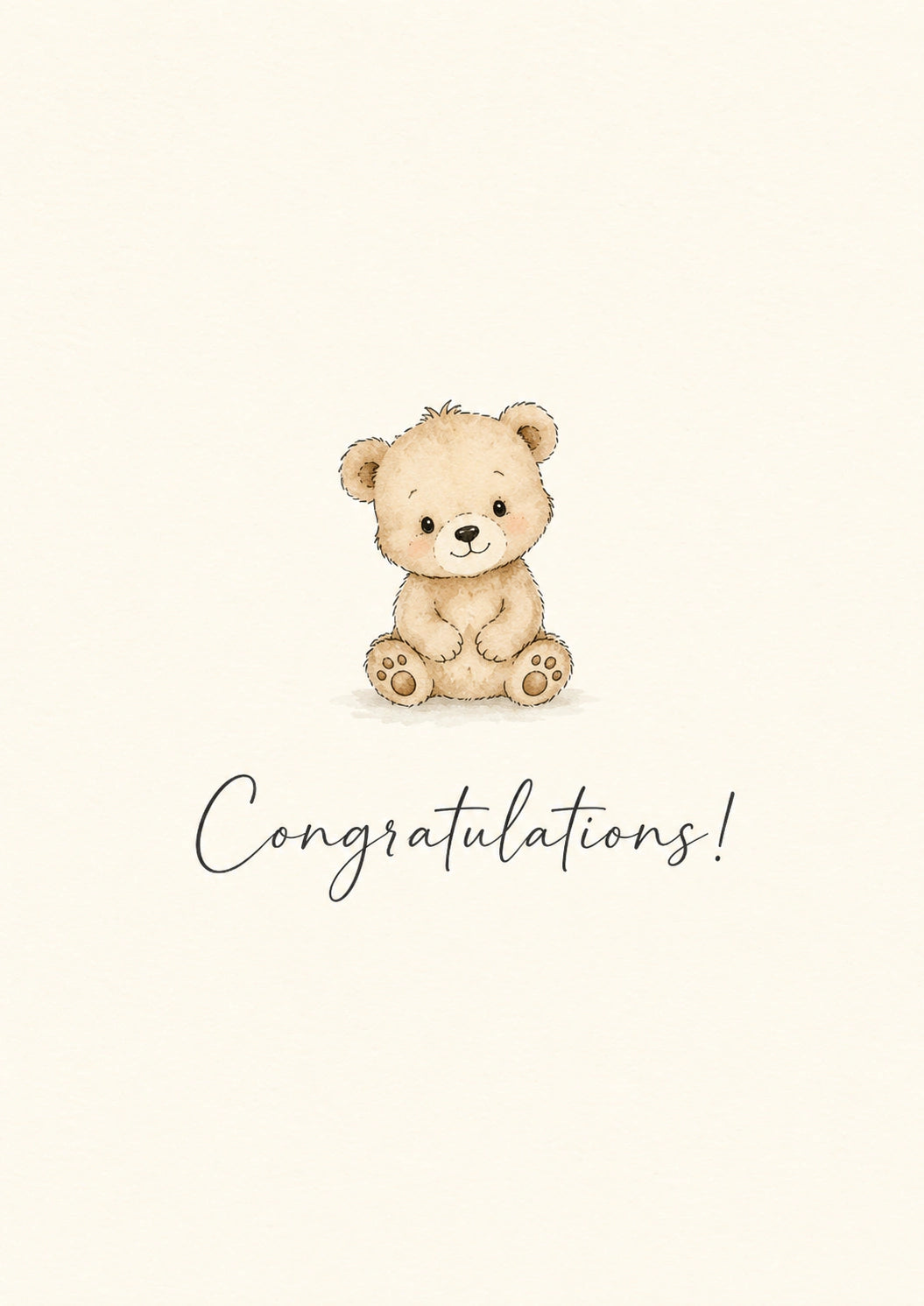 Congratulations Personalised Card