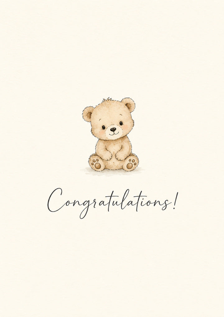Congratulations Personalised Card