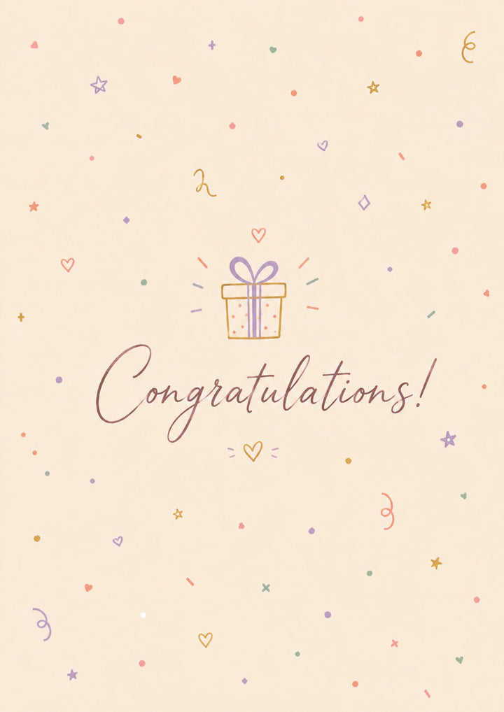 Congratulations Personalised Card