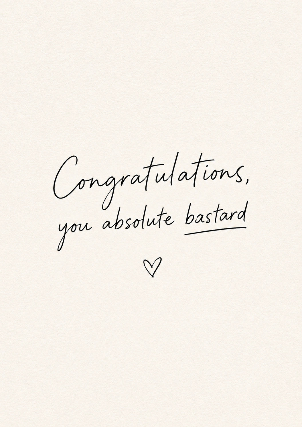 Congratulations Personalised Card