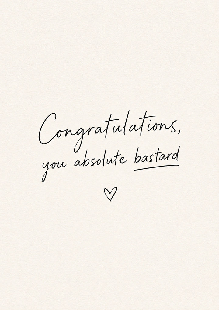 Congratulations Personalised Card